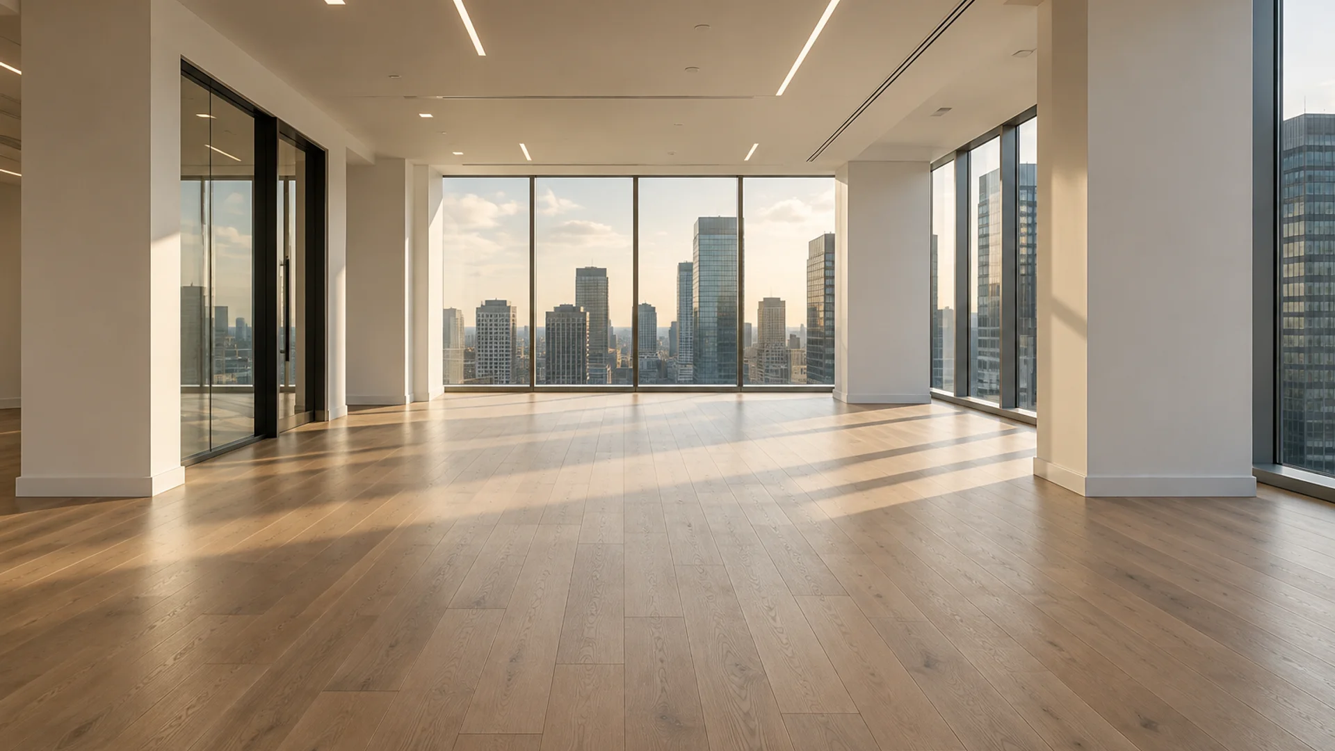 Toronto Quality Wood Flooring Financial District financial district office commercial engineered finished — portfolio documentation photo of the completed scope.