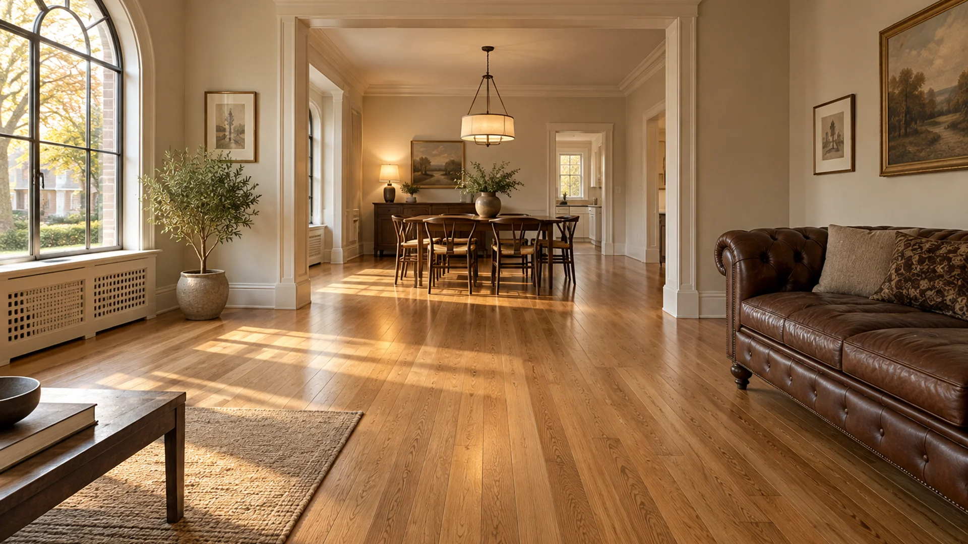 Toronto Quality Wood Flooring Rosedale rosedale red oak main floor finished — portfolio documentation photo of the completed scope.