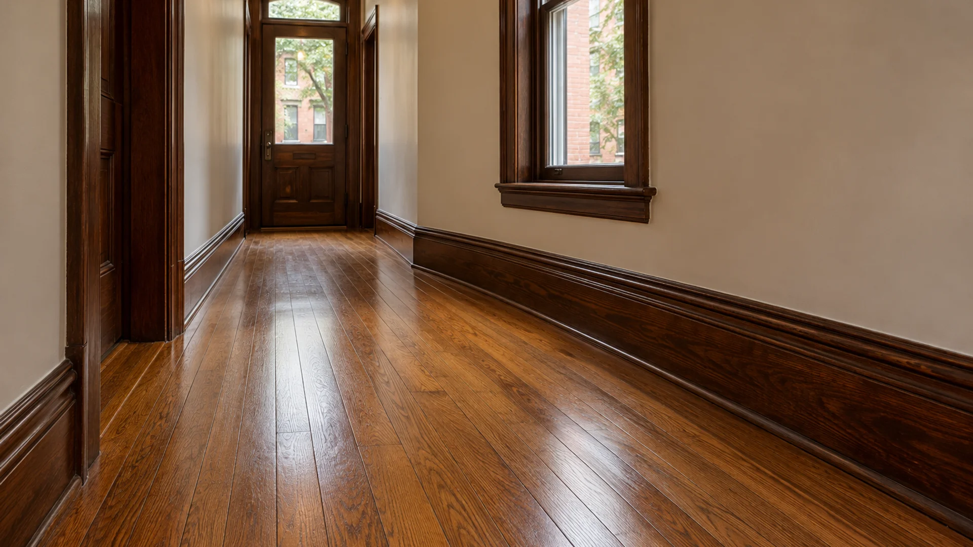 Toronto Quality Wood Flooring Little Italy little italy twin hole repair finished — portfolio documentation photo of the completed scope.