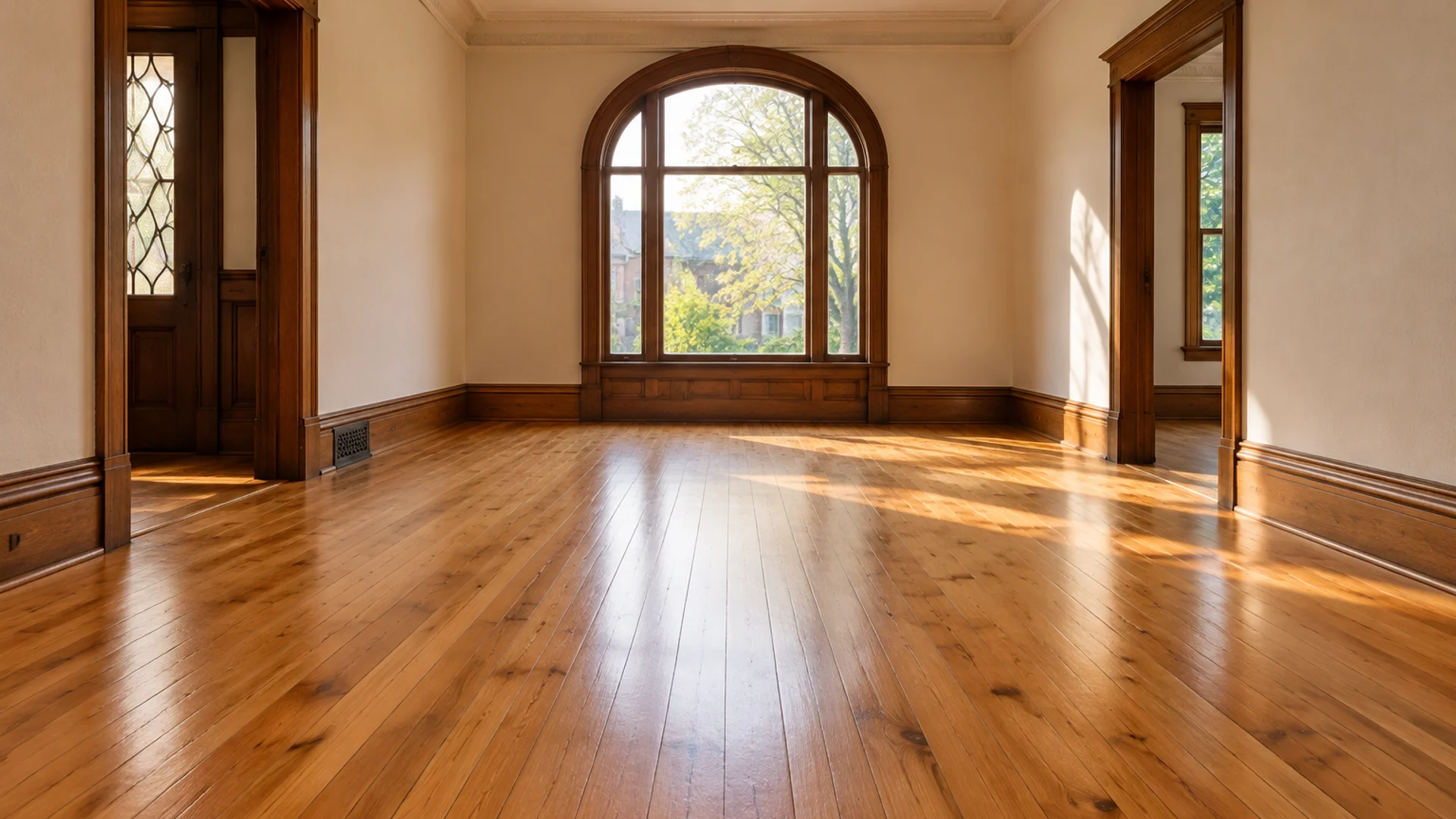 Toronto Quality Wood Flooring The Annex annex 1908 red pine restoration finished — portfolio documentation photo of the completed scope.