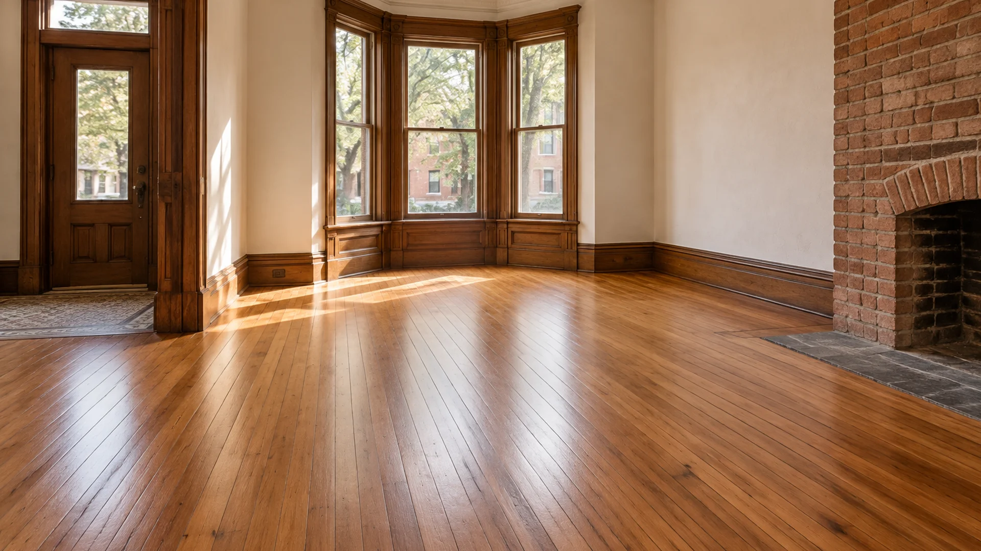 Toronto Quality Wood Flooring Cabbagetown cabbagetown douglas fir heritage restore finished — portfolio documentation photo of the completed scope.