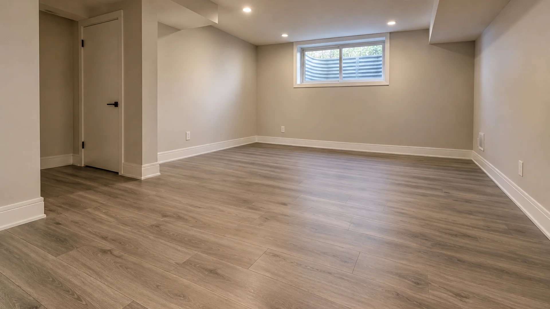 Toronto Quality Wood Flooring Christie Pits christie pits basement lvp finished — portfolio documentation photo of the completed scope.