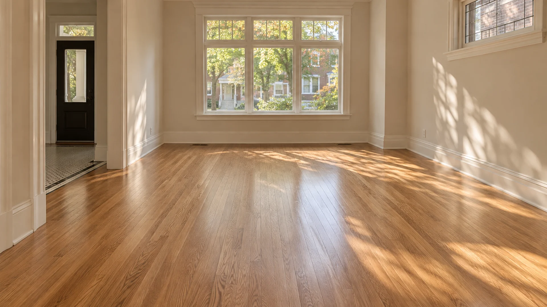 Toronto Quality Wood Flooring Roncesvalles roncesvalles burst-pipe hardwood repair finished — portfolio documentation photo of the completed scope.